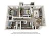 2 Bed/1 Bath-B1